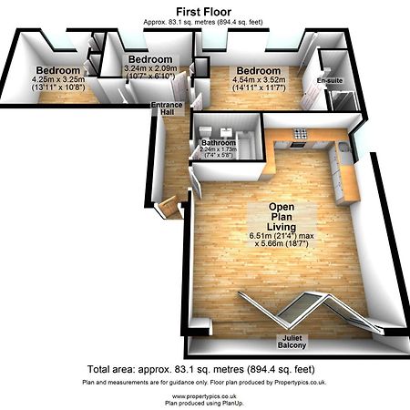 Spacious, 3 Bedroom, 2 Bathroom, Surbiton Exterior photo